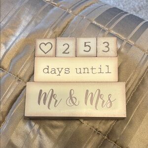Countdown Blocks for Wedding